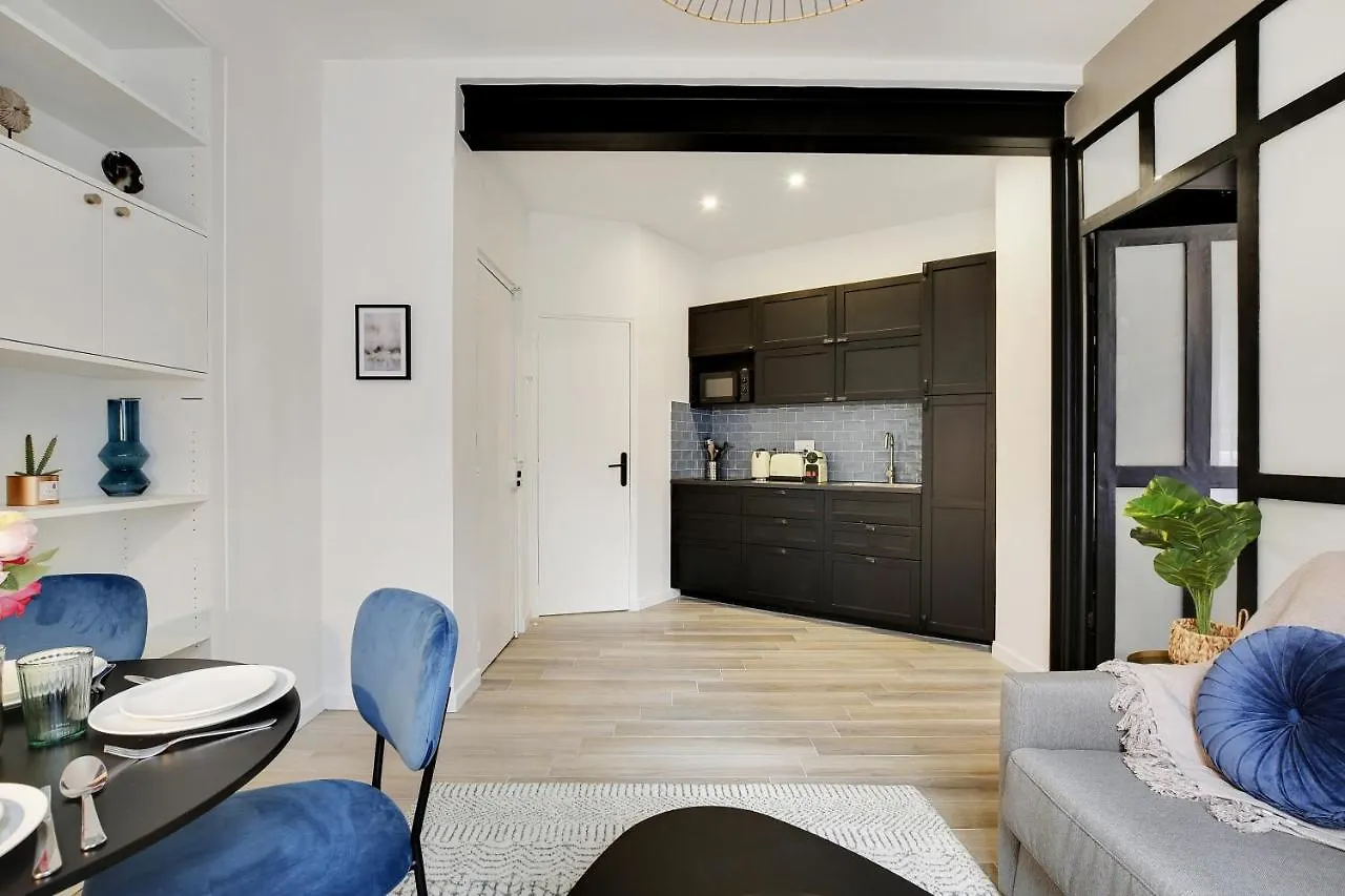 Apartament Cmg Buttes Chaumont 4P-1Br Paryż