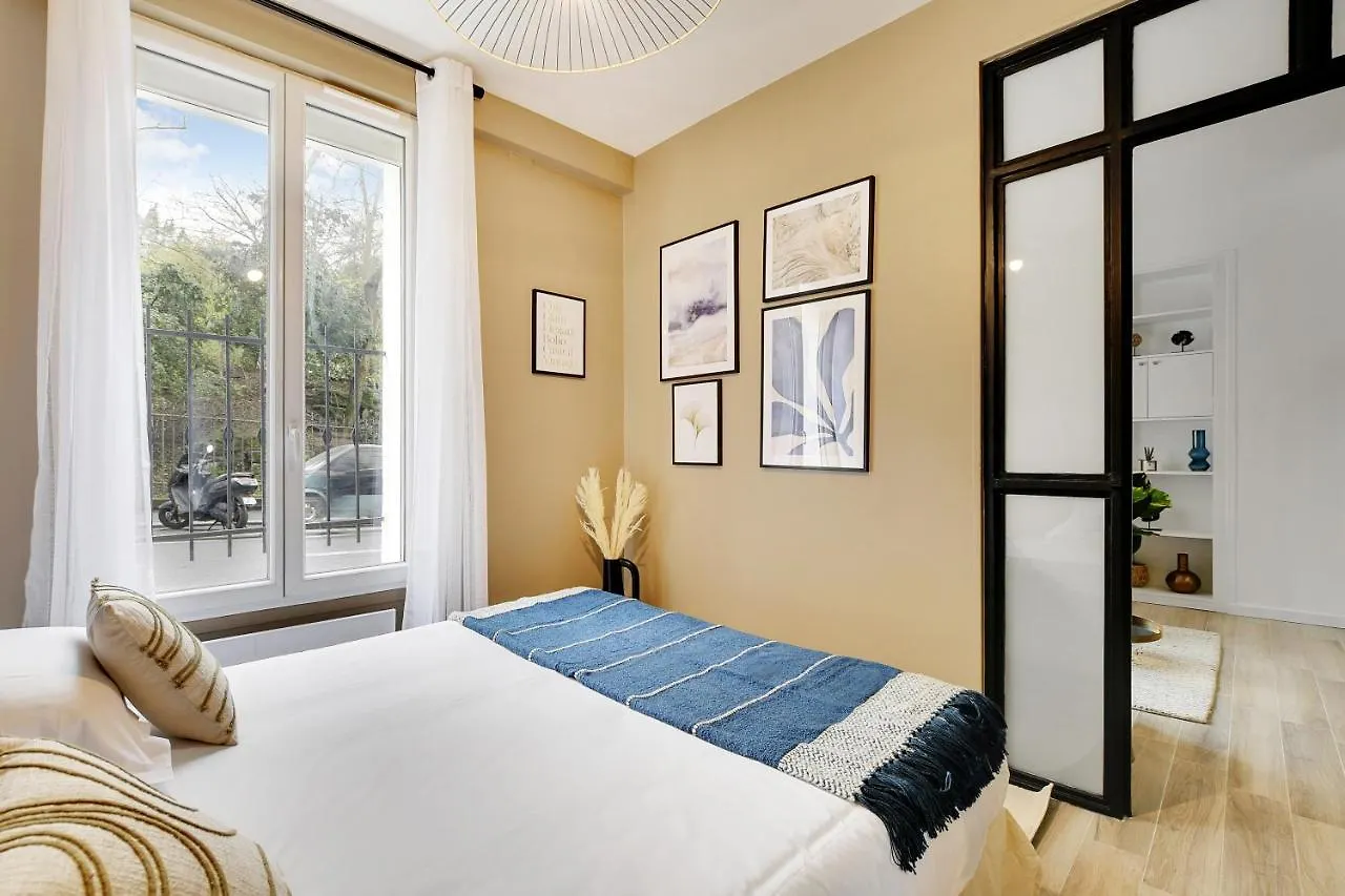 Apartament Cmg Buttes Chaumont 4P-1Br Paryż
