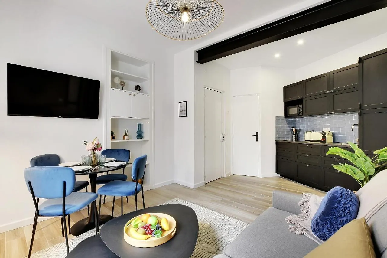 Apartament Cmg Buttes Chaumont 4P-1Br Paryż Francja